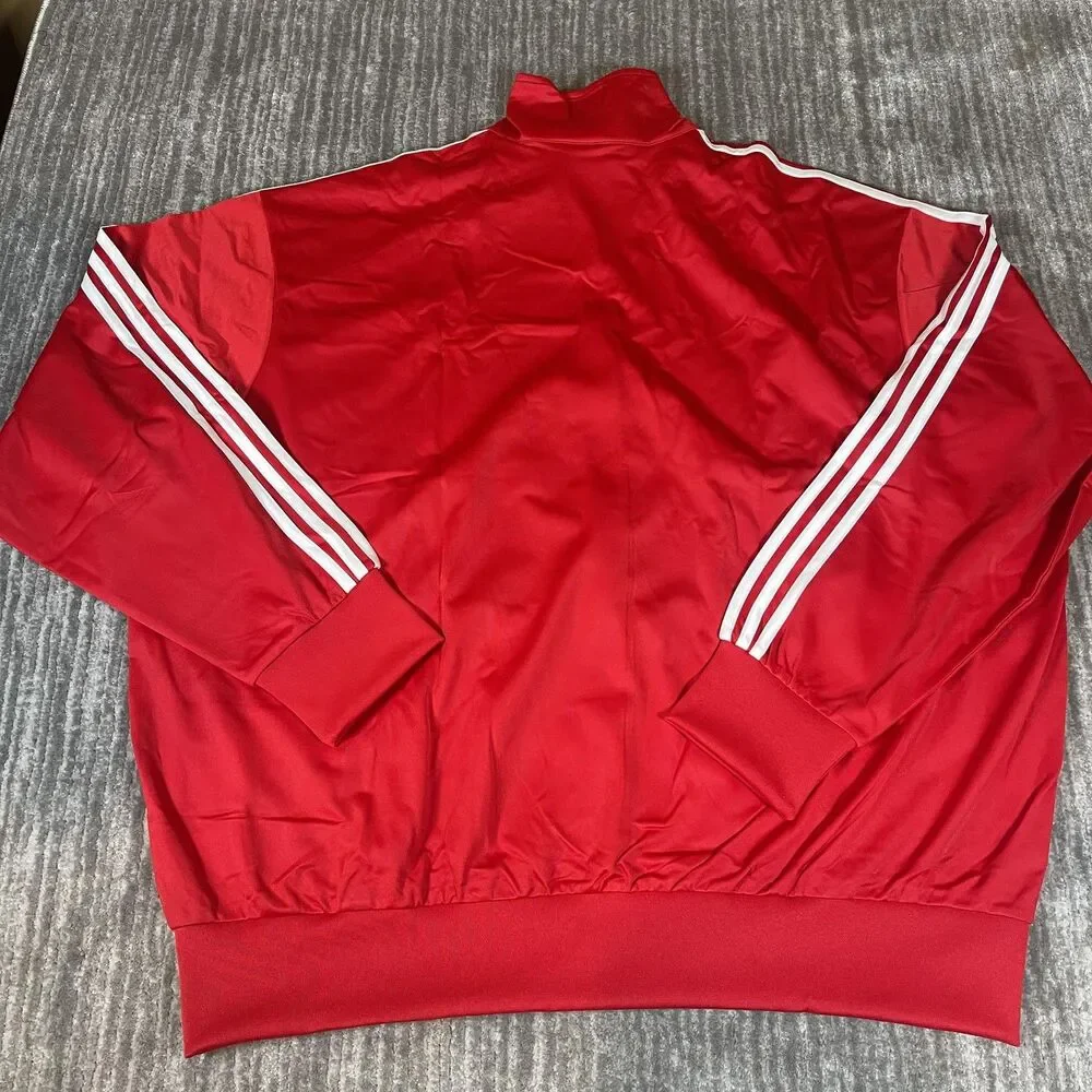 Adidas Originals Firebird Track Suit Mens 2XL Red 3-Stripes Set KD8307 KD8319